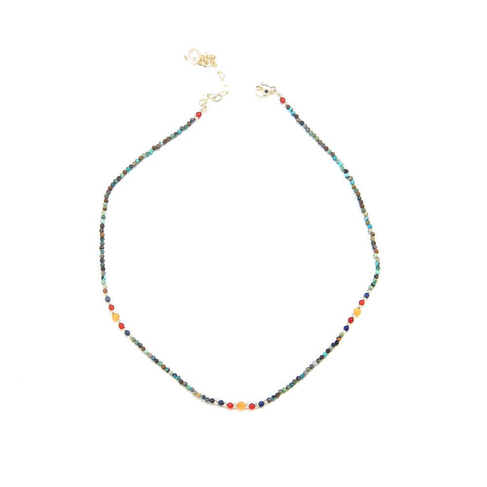 BoldlyBeautiful - Cute Broken Silver Necklace with Natural Pearl Pendant - BoldlyBeautiful