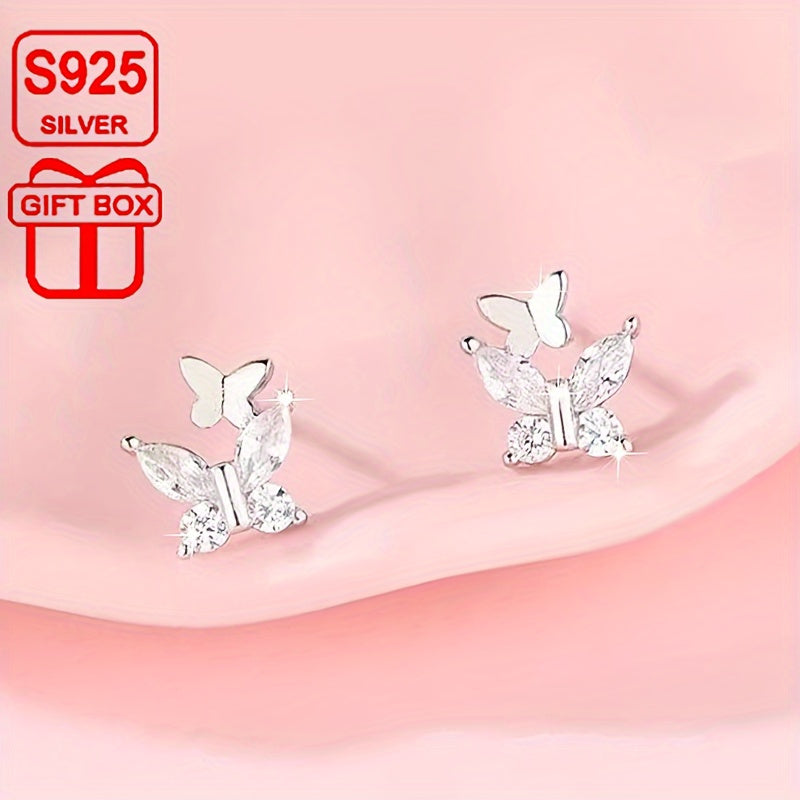 925 Sterling Silver Anti Allergic Earrings