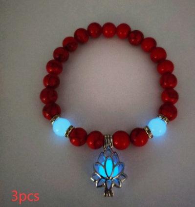 Luminous Lotus Bracelet | Yoga Collection C 3pcs