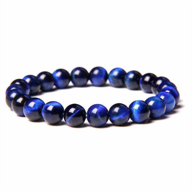Blue Tiger Stone Handmade Bracelet | Fashion Wear Green Golden Tiger