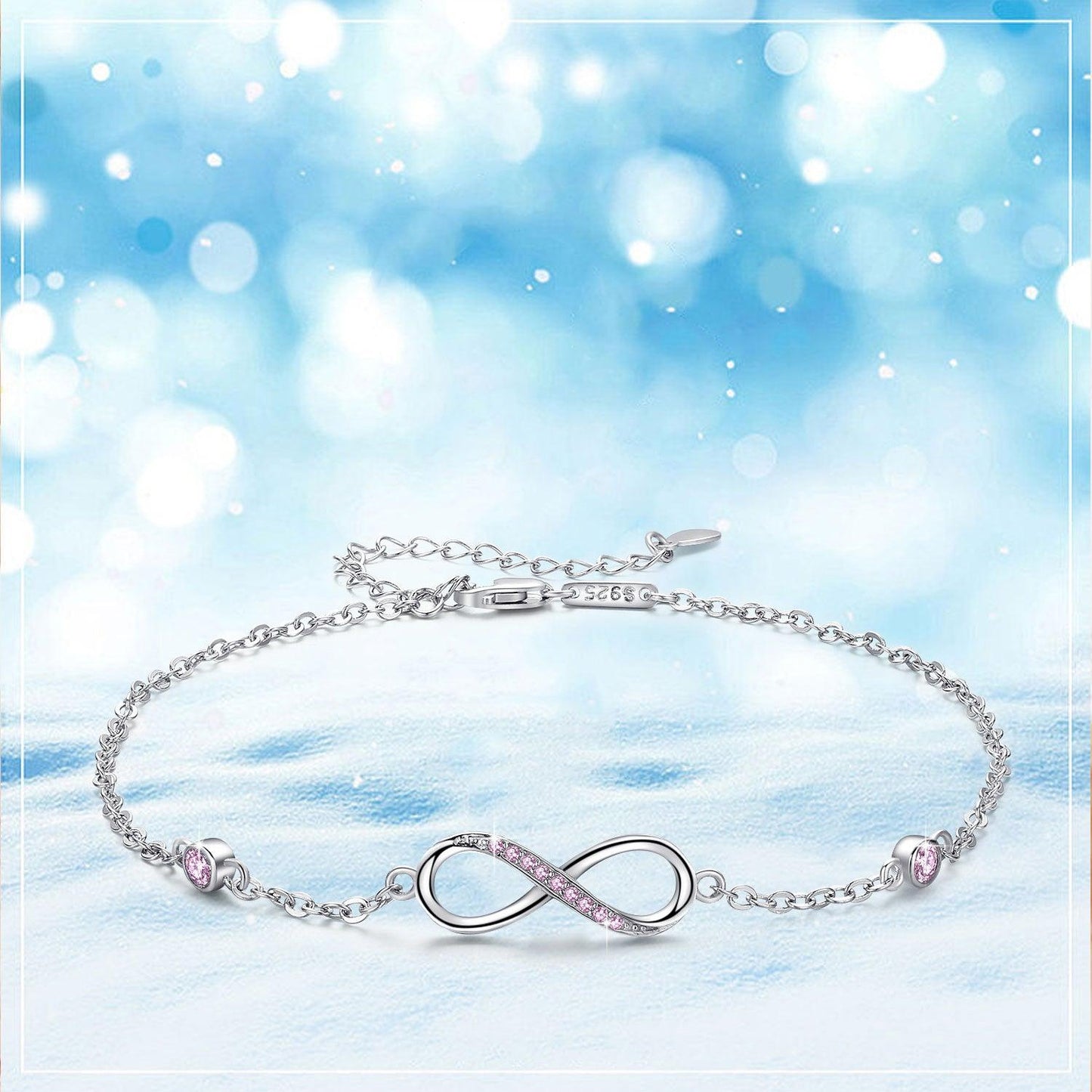 BoldlyBeautiful - Sterling Silver Endless Love Anklet | 2025 - BoldlyBeautiful