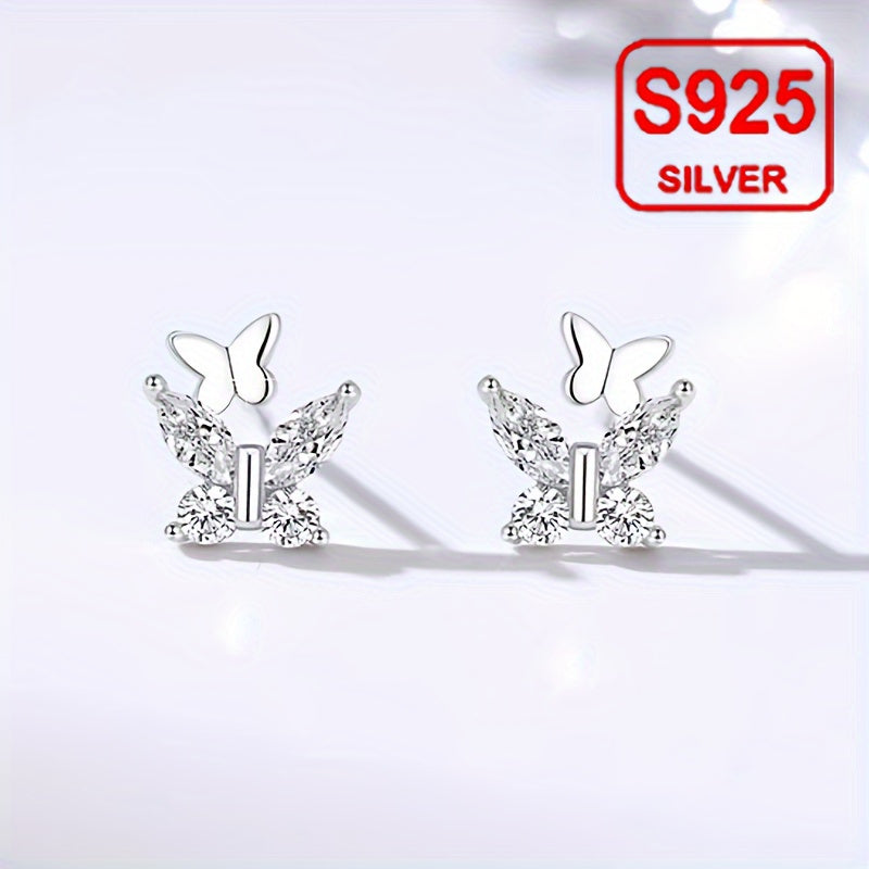 925 Sterling Silver Anti Allergic Earrings
