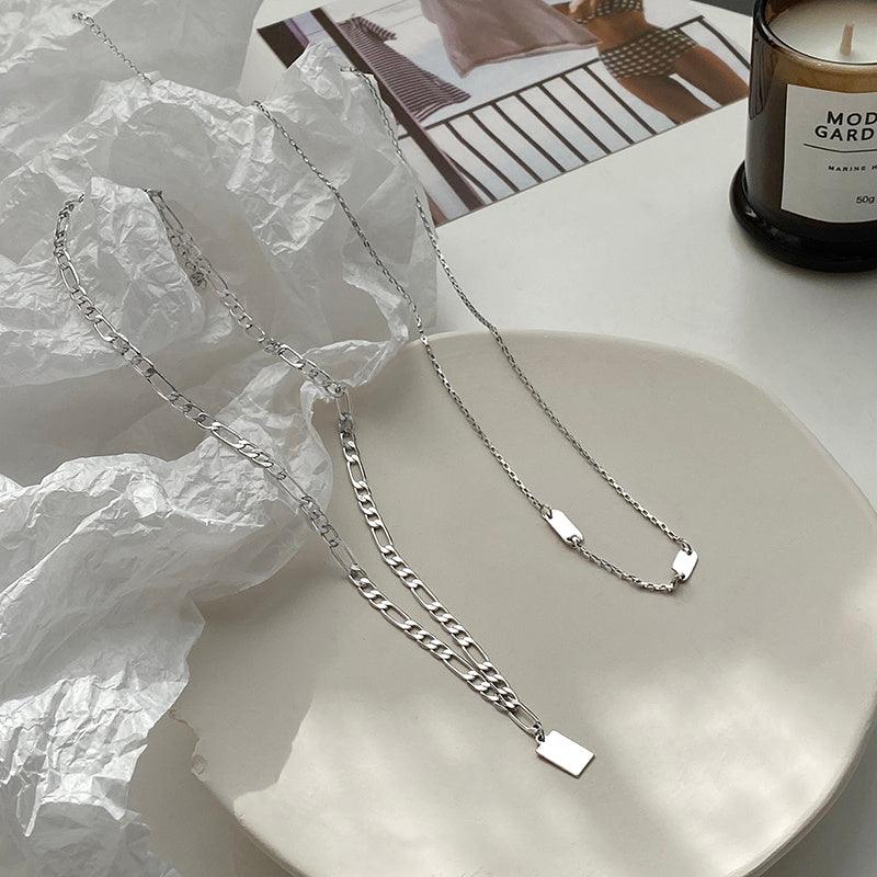 Double Layer Stacked Necklace | Fashion Jewelry