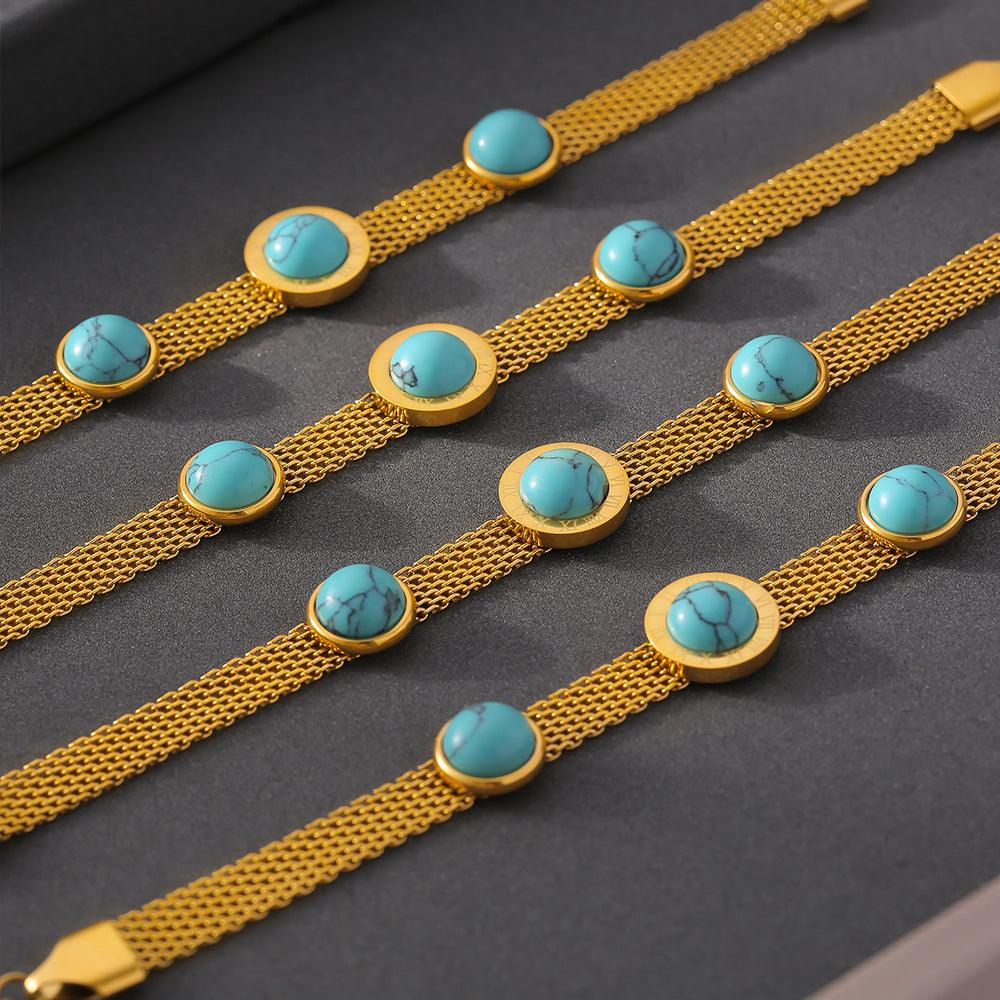 Turquoise Bracelet Retro Design | Daily Wear