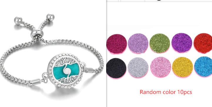 Hollow Adjustable Aromatherapy Bracelet M
