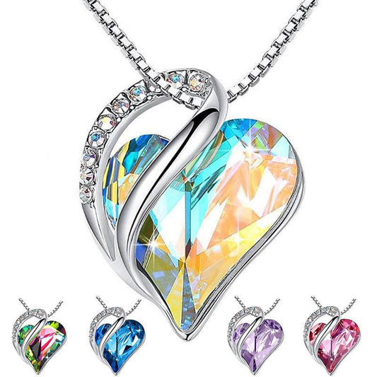 925 Silver Heart Shaped Necklace - Fashion Wear