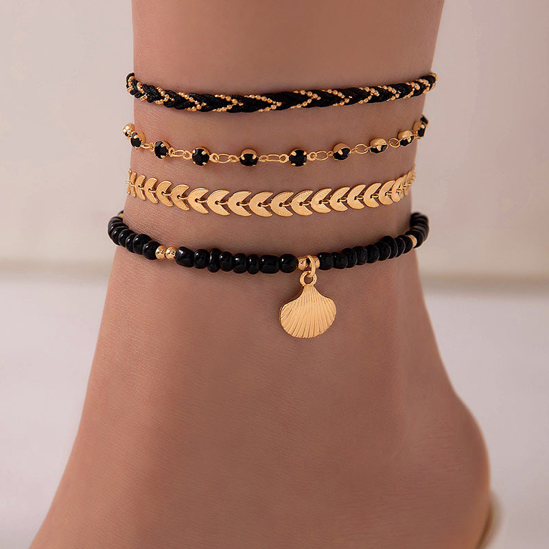 Bohemian Woven Rope Foot Chain | Summer Collection