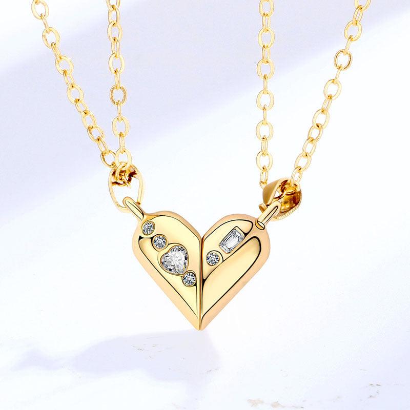 Love Couple Magnetic Stone Necklace - Daily Wear