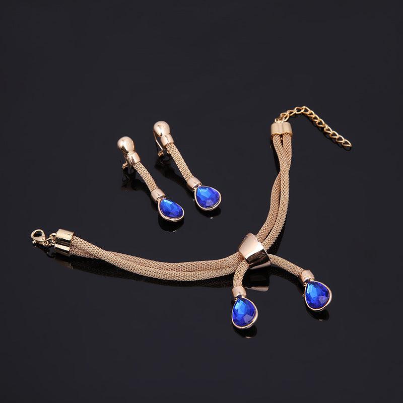 Gilded Design Four-piece Jewelry Set | Fashion Collection