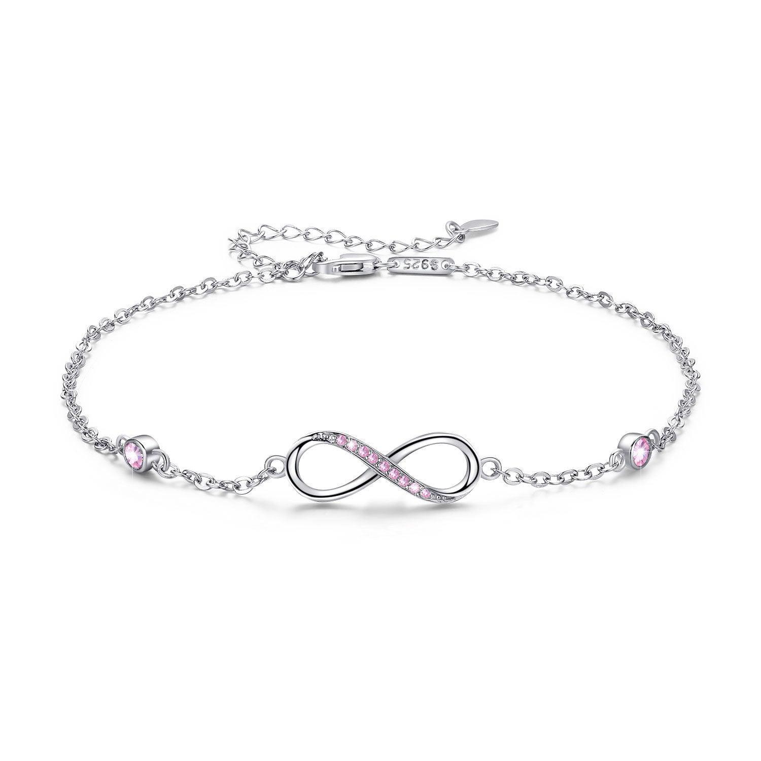 BoldlyBeautiful - Sterling Silver Endless Love Anklet | 2025 - BoldlyBeautiful