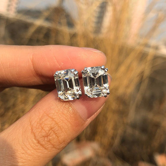 925 Silver Plated Rock Candy Earrings