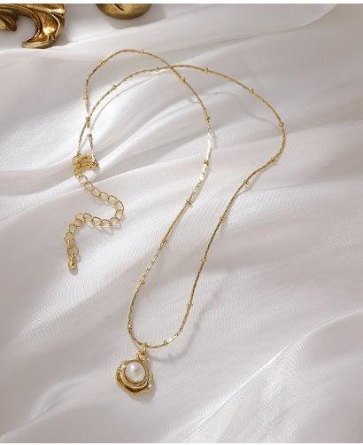 Retro Baroque Freshwater Pearl | Fashion Jewelry Golden