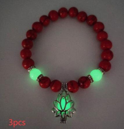 Luminous Lotus Bracelet | Yoga Collection D 3pcs