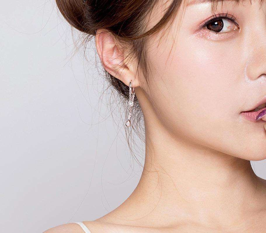Long Earrings In S925 Sterling Silver | Daily Wear