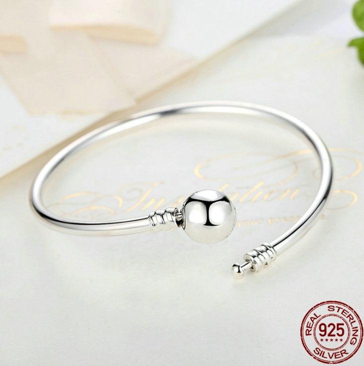 Simple Snake Bone Bracelet in 925 Sterling Silver | Daily Wear