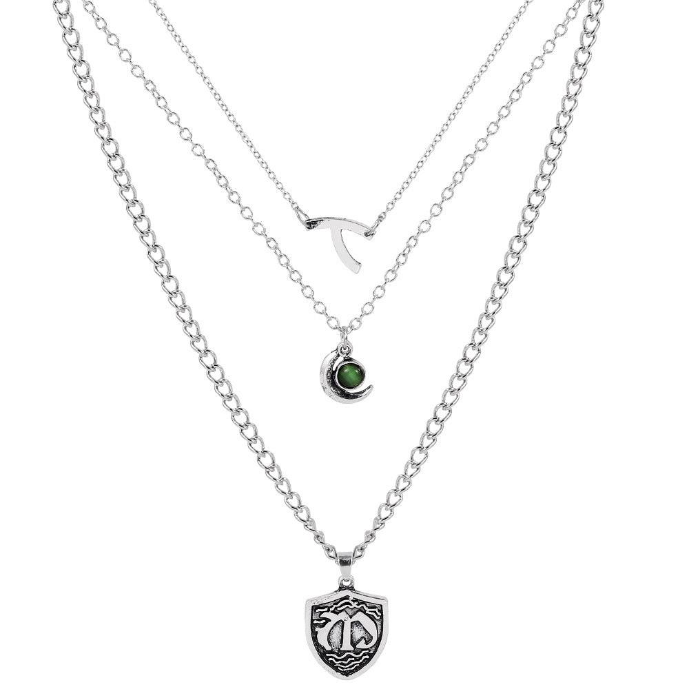 Multilayer Water Wave Short Necklace | Fashion Jewelry