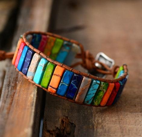 Imperial Colored Hand-woven Bracelet | Yoga Collection Couple