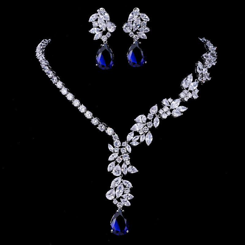 Water Drop Zircon Bridal Suit | Wedding Collection
