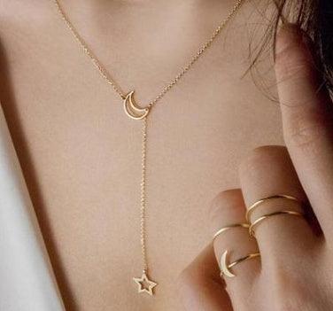 Moon Star Necklace | BoldlyBeautifuls