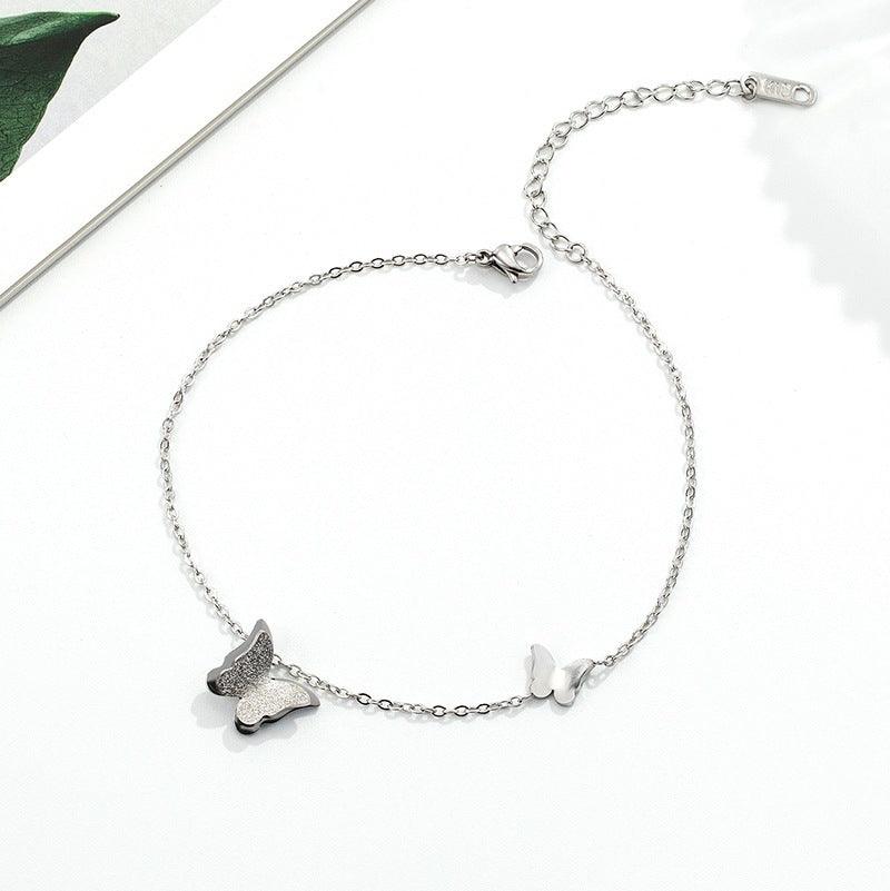 Single Chain Butterfly Anklet | Beach Collection