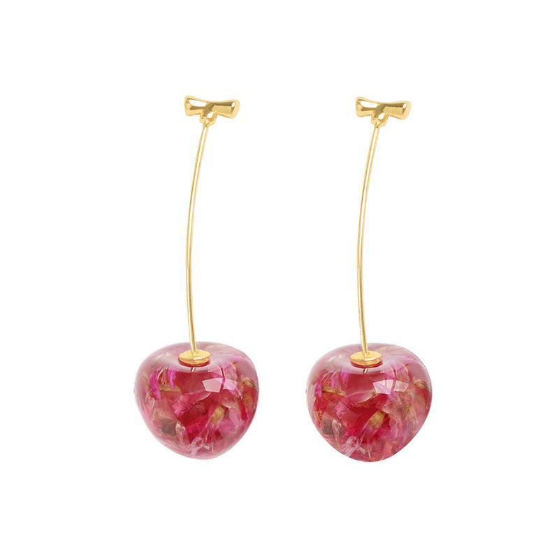 French Dried Cherry Earrings | Daily Wear