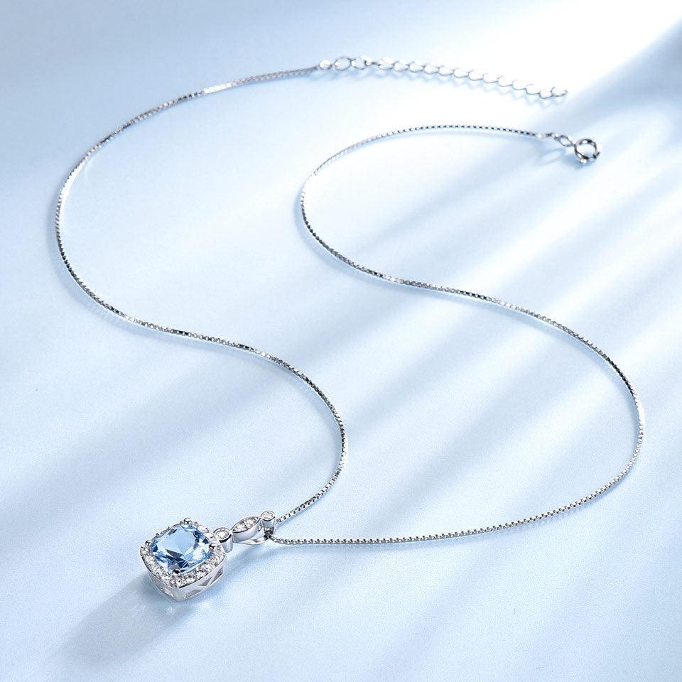 Silver Sky Blue Topaz Jewelry Set | 2025