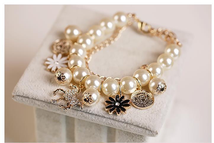 Pearl Flower Bracelet Jewelry | Daily Wear