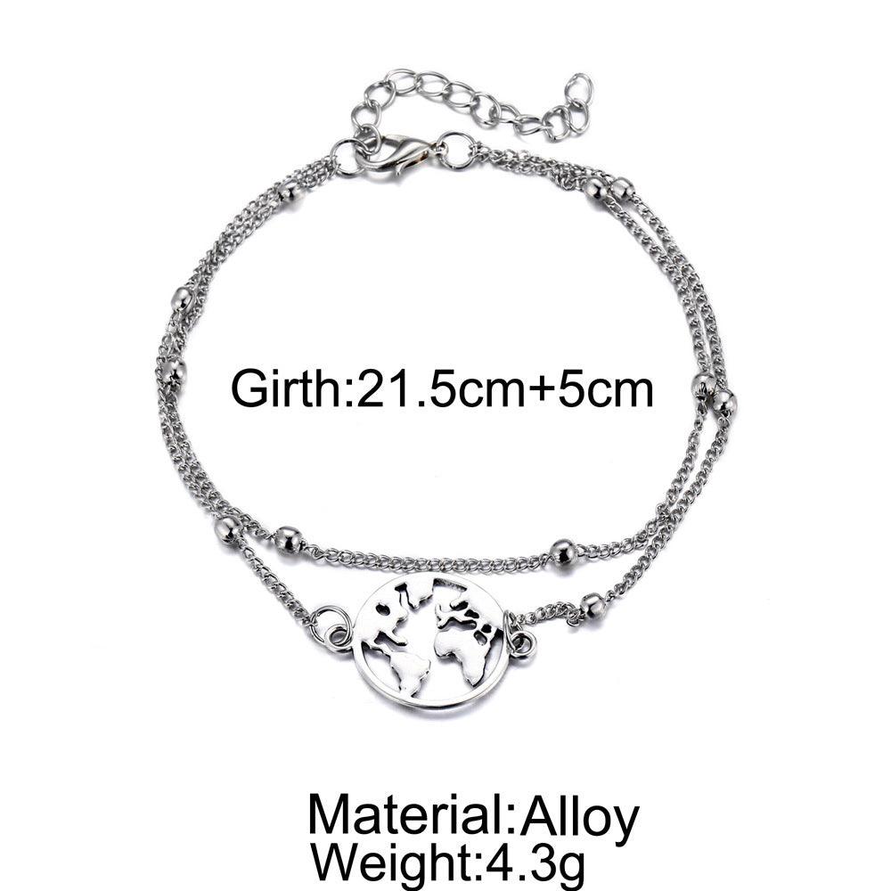 Three-piece Beach Love Anklet | Beach Collection