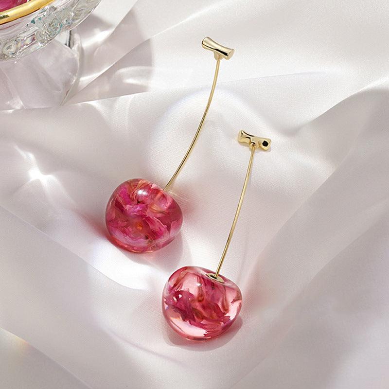 French Dried Cherry Earrings | Daily Wear