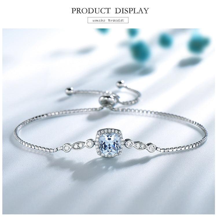 Silver Sky Blue Topaz Jewelry Set | 2025