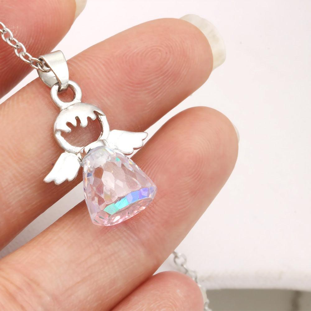 Crystal Little Angel Women's Necklace Fashion Jewelry