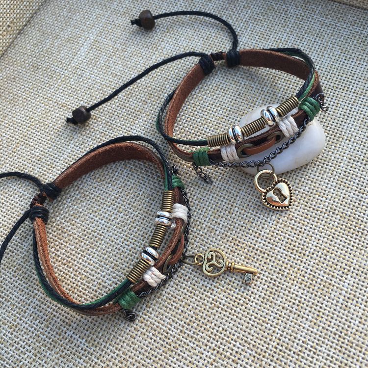 Vintage Hand-woven Ethnic Couple Bracelet | Daily Wear