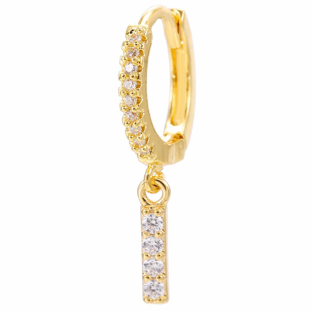26 Letter Earrings | Daily Wear Golden I