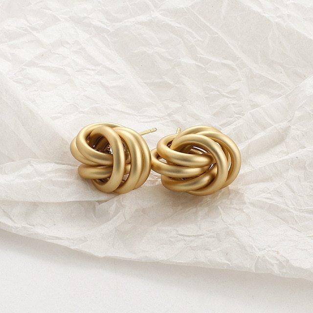 Sweet Earrings Set | Trendy Fashion Collection Gold A