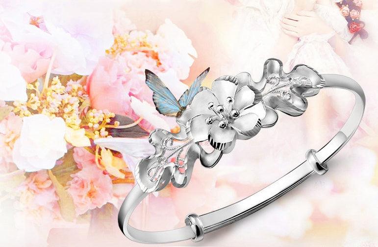 Vibrant Bauhinia Adjustable Bracelet | Daily Wear