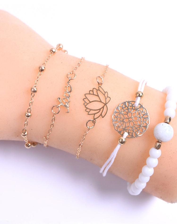 Lotus English Love Bracelets | Beach Collection