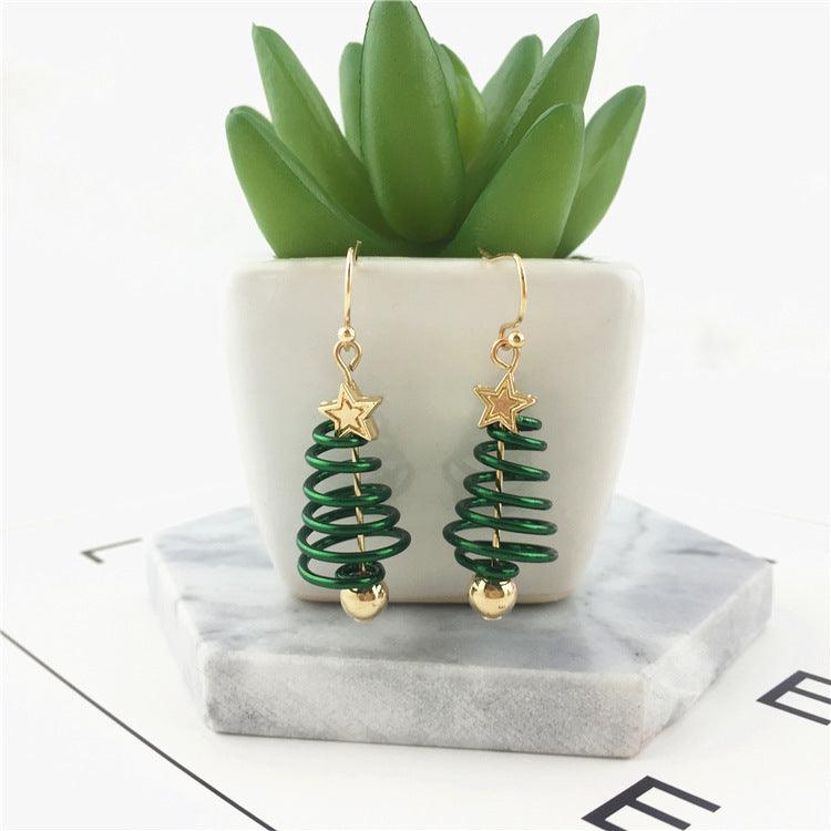 Bohemian Creative Curved Wavy Earrings | Daily Wear