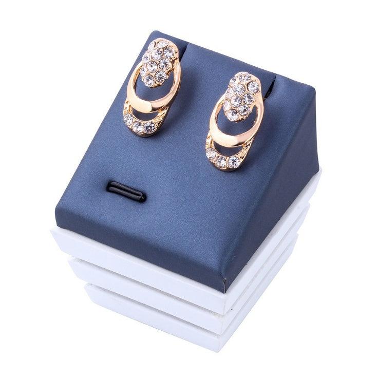 Golden Crystal Necklace Set | Party Collection