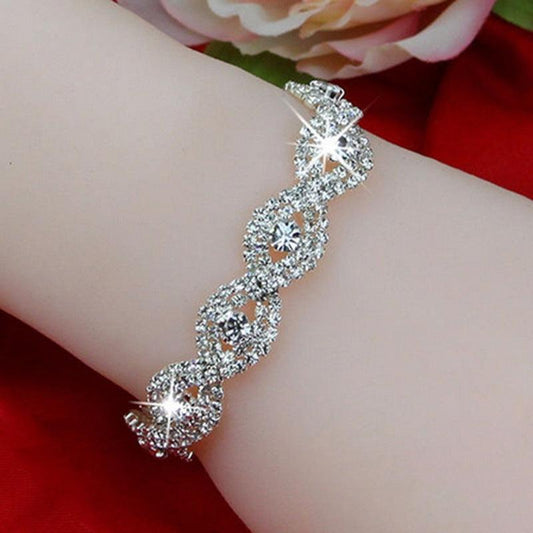 Crystal Flash Diamond Bracelet | Fashion Collection A