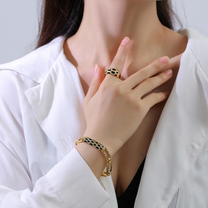 Korean Diamond Earring & Necklace Set | Fashion Wear