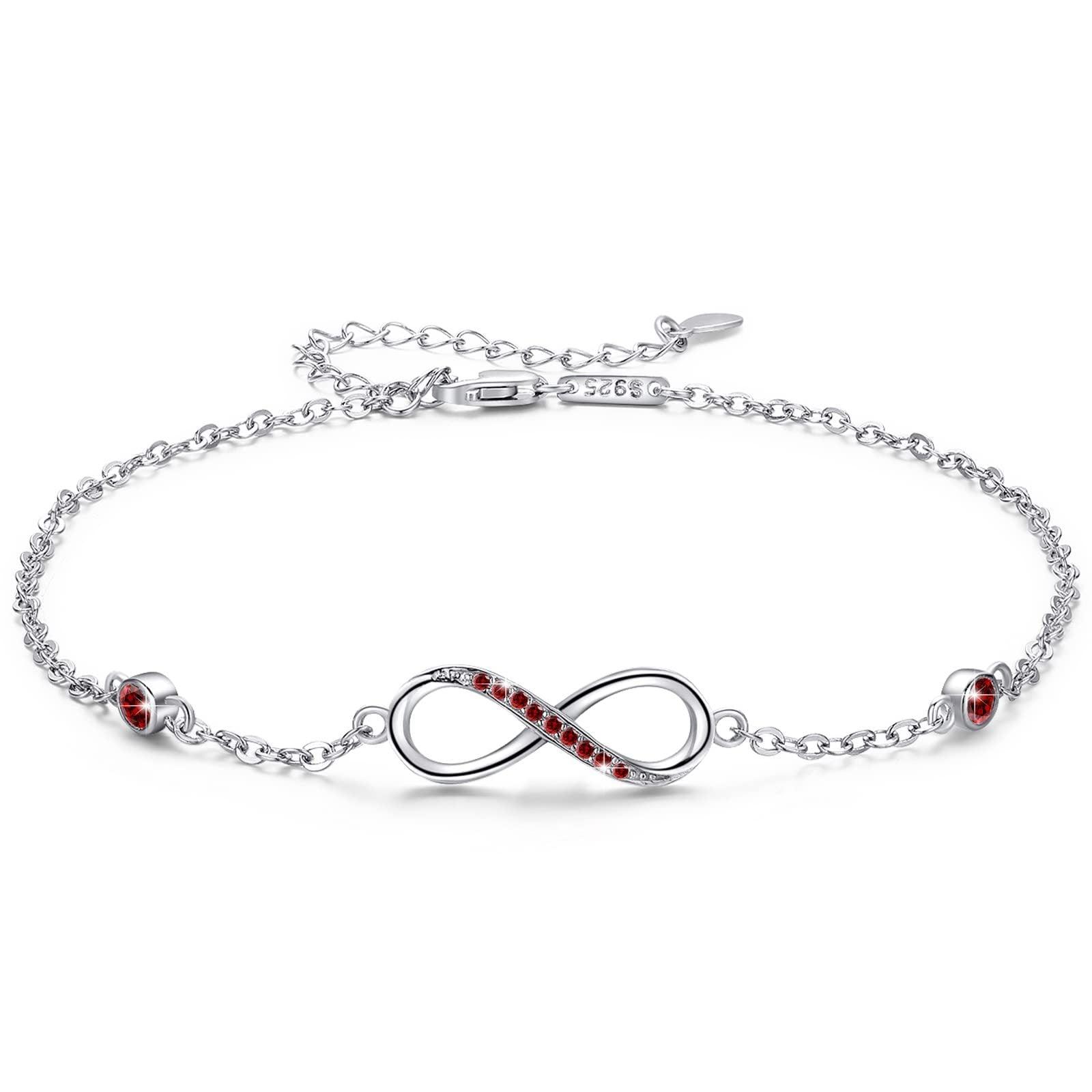 BoldlyBeautiful - Sterling Silver Endless Love Anklet | 2025 - BoldlyBeautiful