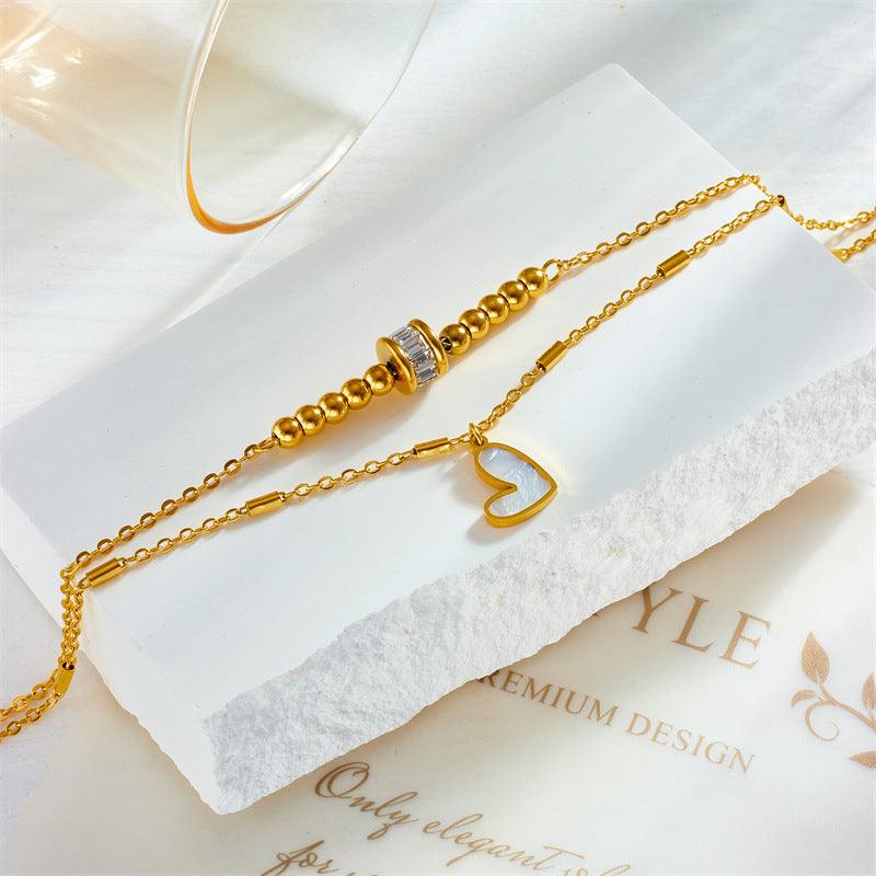 Double Layer Boho Bracelet Anklet | Beach Collection