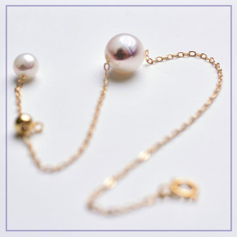 Japanese Akoya Sea Pearl Single Bracelet | Daily Wear Freshwater
