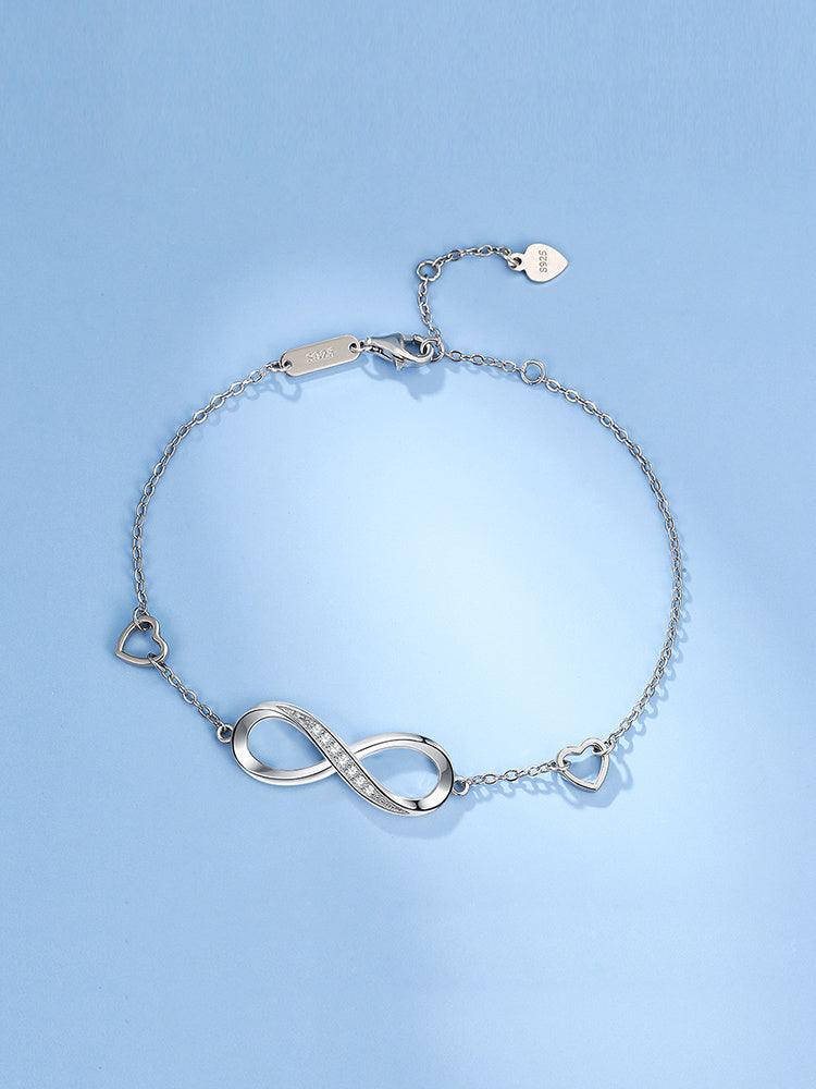 Sterling Silver Infinity Bracelet | Daily Wear