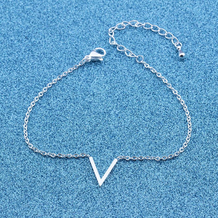 Elegant V Bracelets | Daily Wear | BoldlyBeautifuls Silver