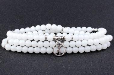 Lotus Life Tree Bracelet - Fashion Wear White jade yoga man 20