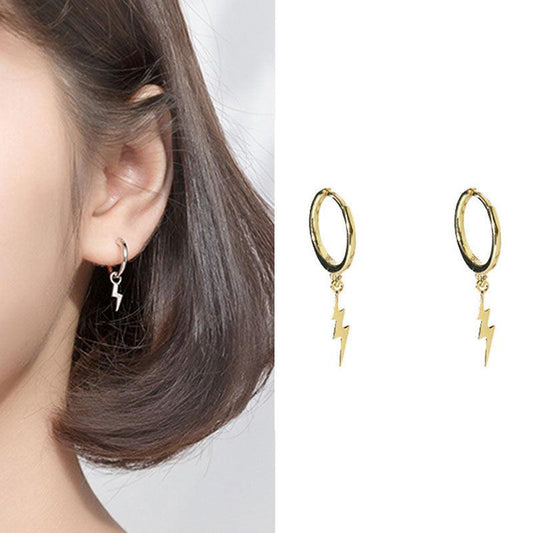 Lightning Sterling Silver Female Earrings