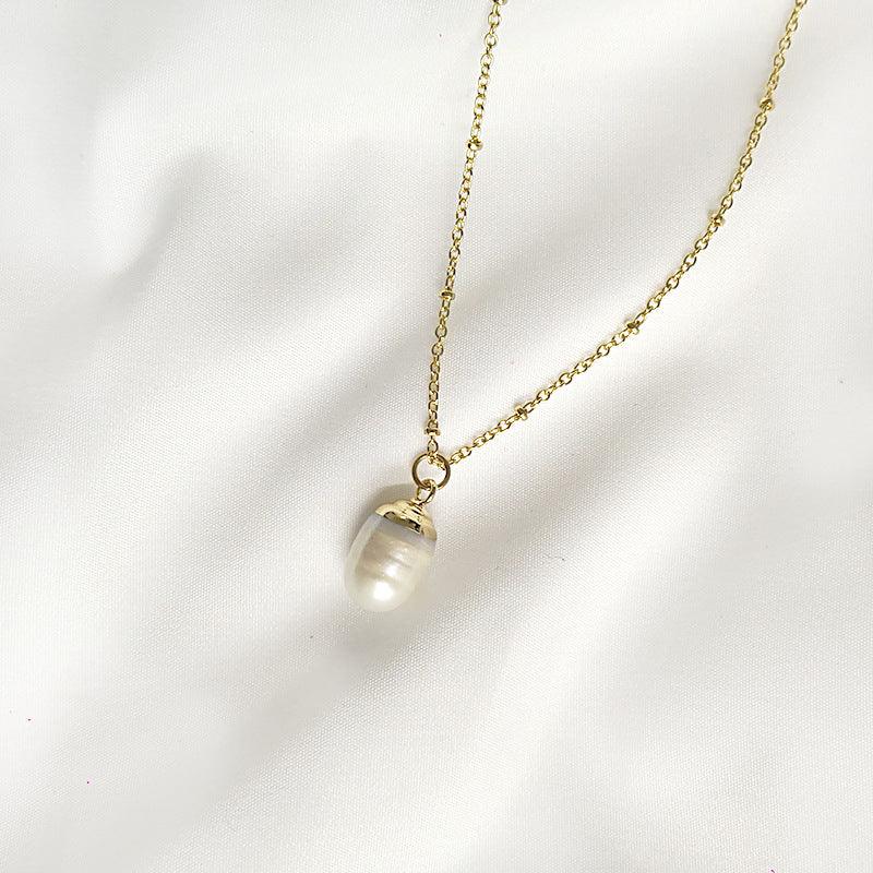 Freshwater Pearl Pendant Necklace Elegant Jewelry