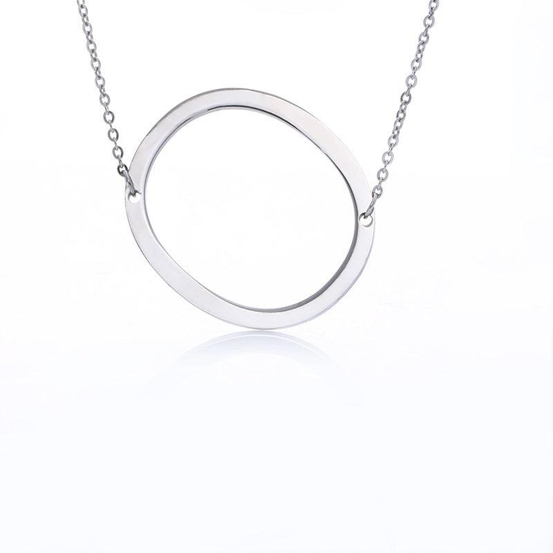 Initial Letter Pendant & Necklace | Gold Plated Silver O