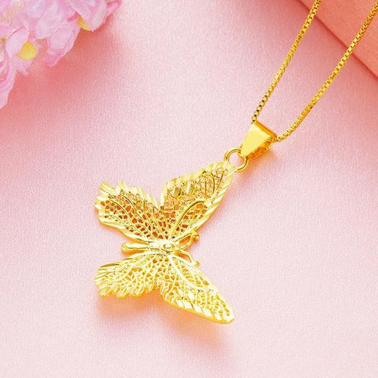 Butterfly Pendant Necklace | Daily Wear